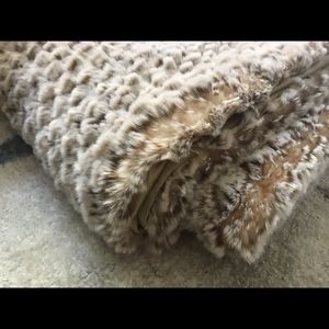 West Elm Ombré Faux Fur
